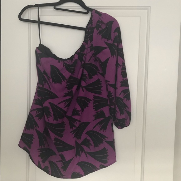 Guess One-Shoulder Blouse - Picture 1 of 3